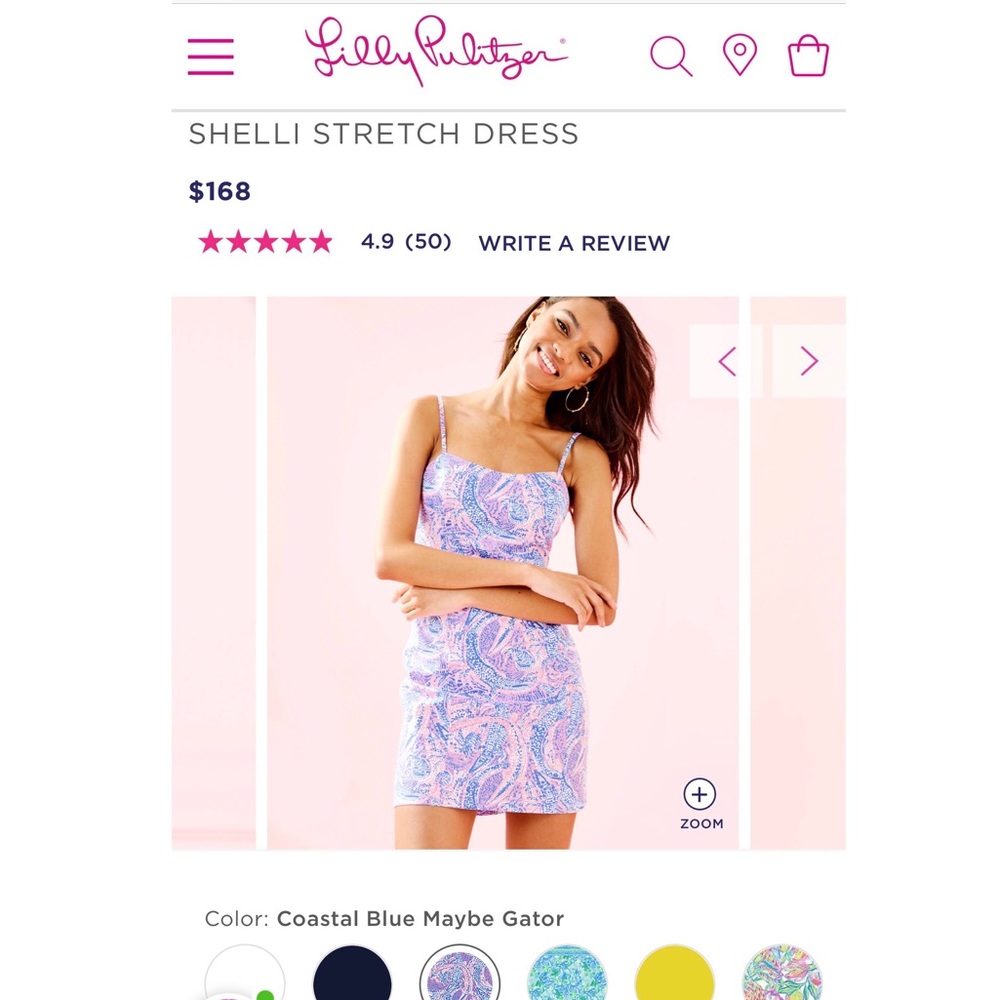 *sold* COPY - Lily Pulitzer Shelli Stretch dresS